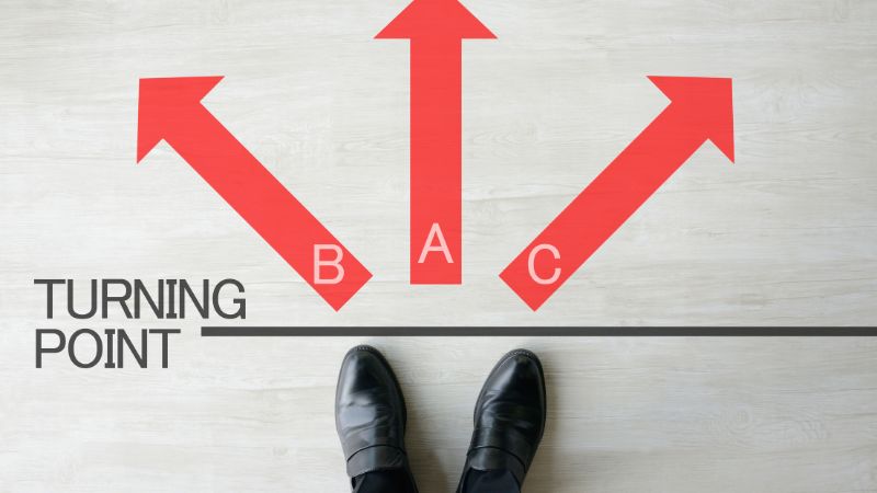 人生の岐路イメージ画